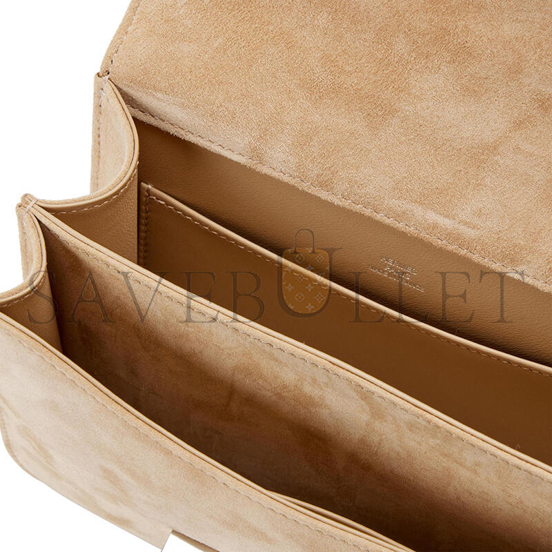 H**me5 master constance 18 beige veau doblis suede palladium hardware (18*15*4cm)